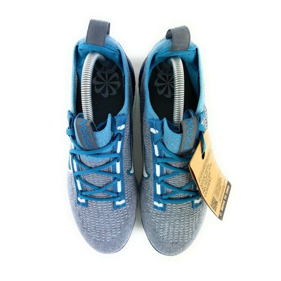 Nike Men\'s Air Vapormax 2021 Flyknit Riftblue Dark Teal Shoes DC9394-400 8-8.5